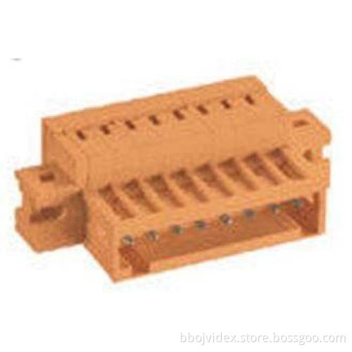 Wago Male 250V 300V 10A MCS Connector With Fixing Flanges ,
